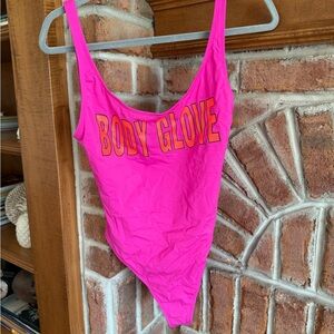 Body Glove Neon Pink One-Piece Swimsuit
